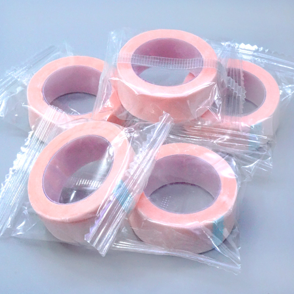 Eyelash Extension Guide - 1/3/6/8/12 Rollen Wimpernverlängerungs-Papierband, Vliesstoff-Klebeband, Mikroporen-Gewebeband für