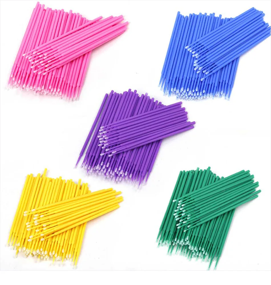 Eyelash Extension Guide - 100 Teile/beutel Einweg Wimpern Pinsel Lash