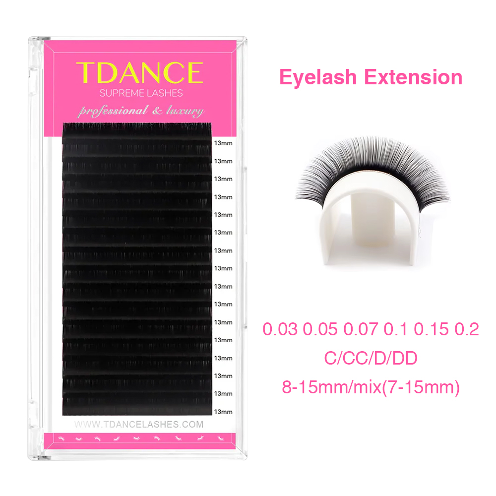 Eyelash Extension Korea - TDANCE Wimpernverlängerung 16 Reihen Korea PBT