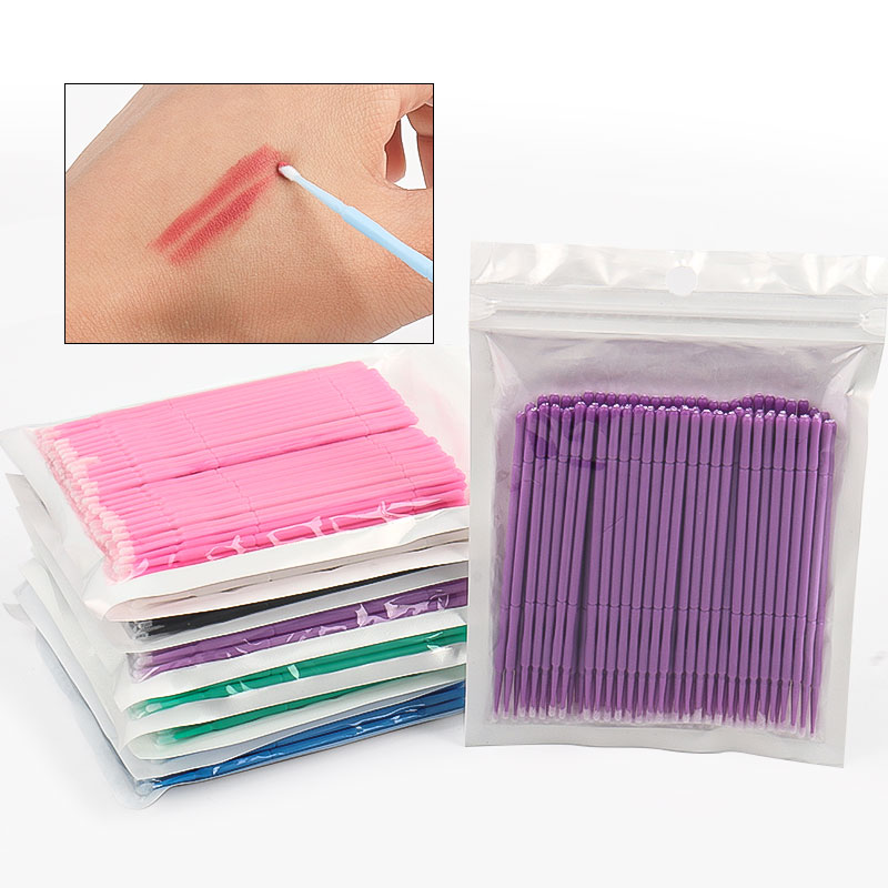Eyelash Extension Look - 100 Teile/beutel Bambus Wimpern Verlängerung Reinigung