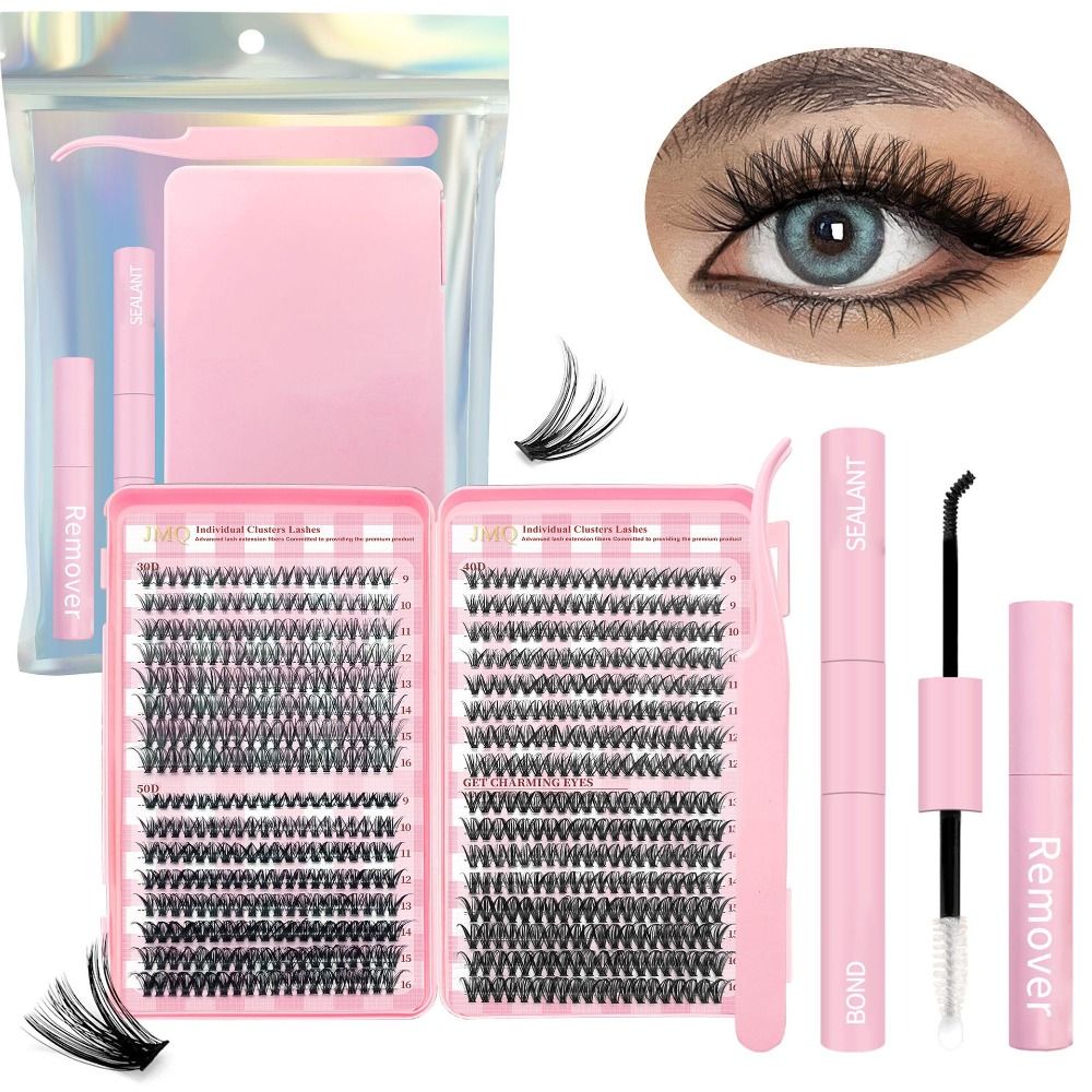 Faux Mink Lash - 9-16mm Lange Künstliche Wimpern 3D Volumen