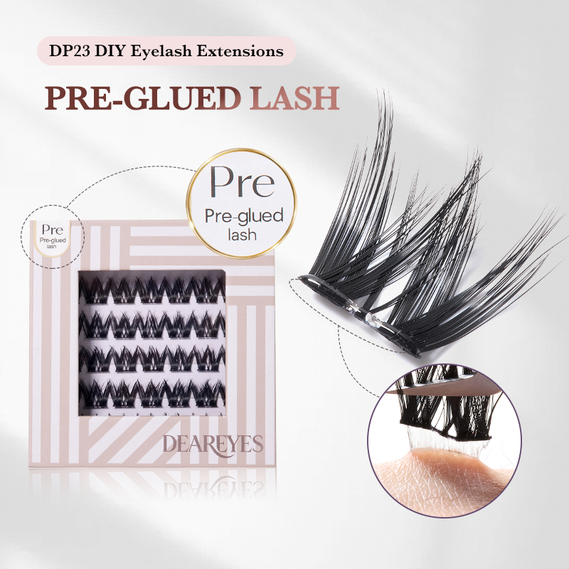 Lash Adhesive Glue - DearEyes DP-23 Selbstklebende Wimpernverlängerung 10-16mm Vorgeklebte