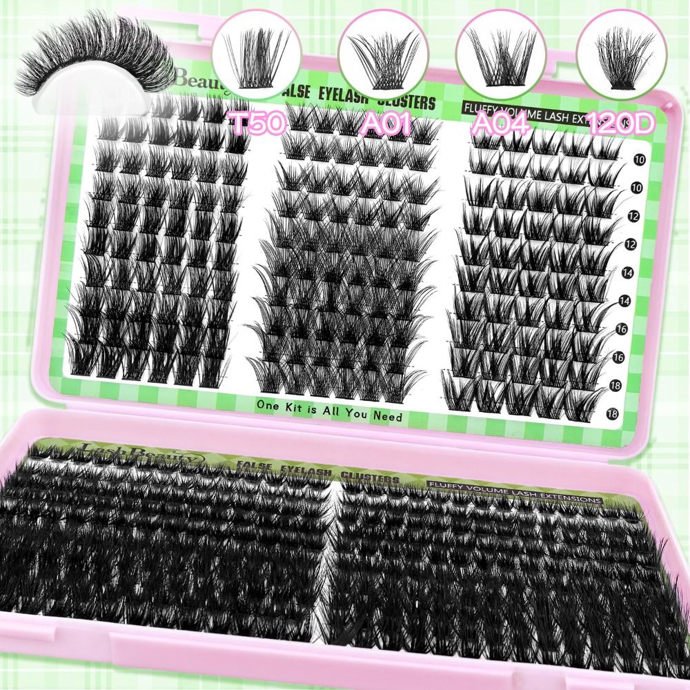 Eyelash Extension Look - Natürlich Aussehende Künstliche Wimpern Wispy Style