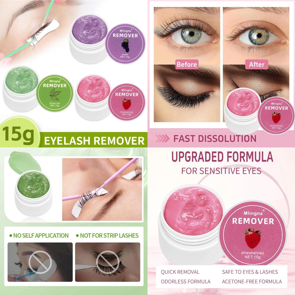 Lash Adhesive Glue - 1 Stück Wimpernkleber-Entferner-Creme Transparent Professionell Schnelle
