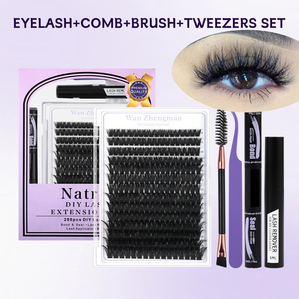 Eyelash Extension Look - 8-18mm Lange Künstliche Wimpern zum Kleben