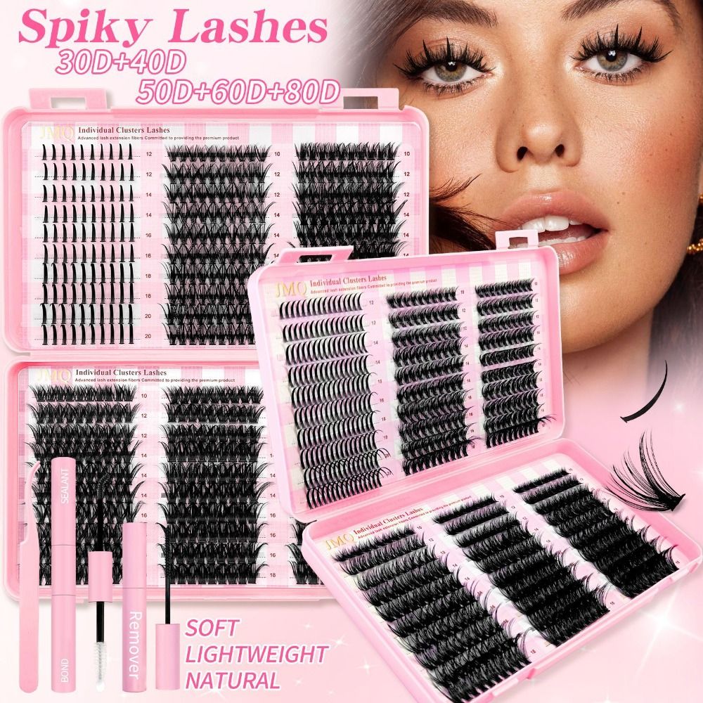 Eyelash Extension Look - 9-16mm Lange Künstliche Wimpern 3D Volumen