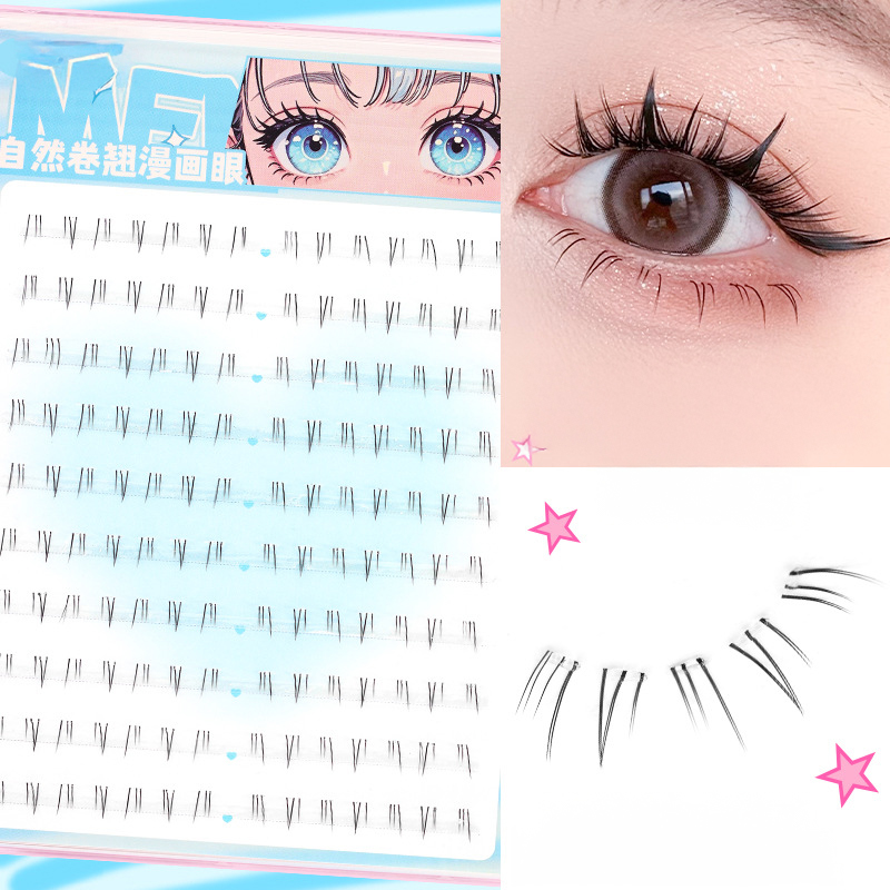 Eyelash Extension Korea - Selbstklebende untere Wimpern, kein Kleber erforderlich,