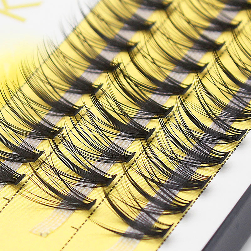 Eyelash Extension Remover At Home - Kimcci 60 Bündel Nerz-Wimpernverlängerung, natürliches 3D-Russisches