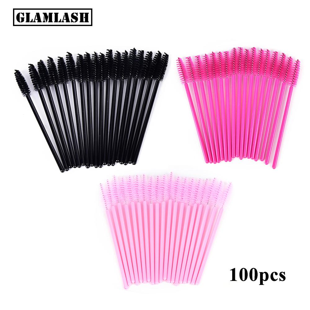 Eyelash Extension For Beginners - 100Pcs Einweg Micro Wimpern Kamm Pinsel