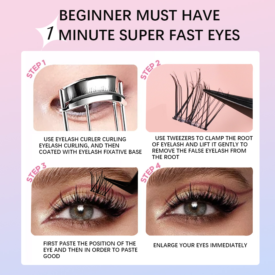 Selbstklebende DIY-Wimpern, ke – Eyelash Extension Korea Bewertung und Preis