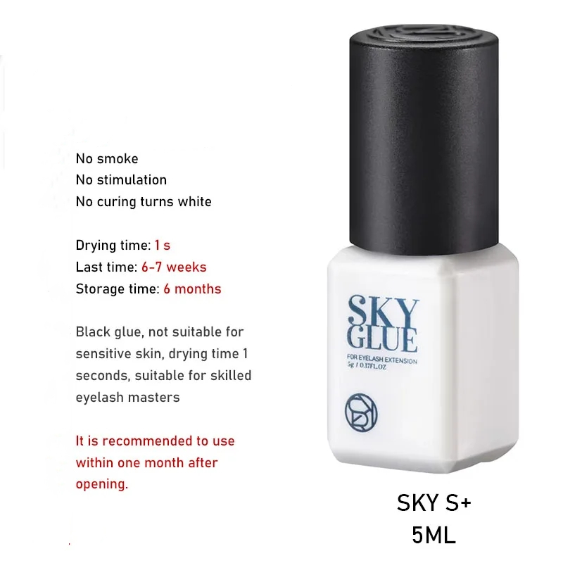 5/10 Stück Sky Glue S Plus Typ – Eyelash Extension Korea Bewertung und Preis