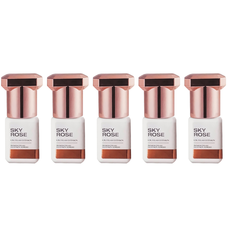 2/5/10 Flaschen Sky Rose Klebe – Eyelash Extension Korea Bewertung und Preis