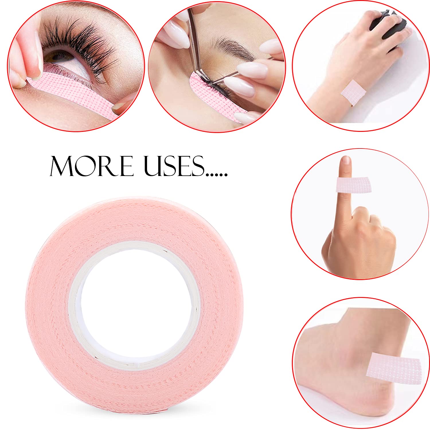 6 Rollen Wimpernband, Selbstkl – Eyelash Extension Guide Bewertung und Preis