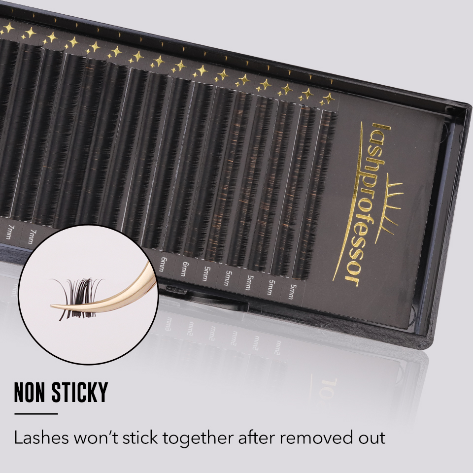 Lashprofessor Faux Mink Schwar – Eyelash Extension Korea Bewertung und Preis