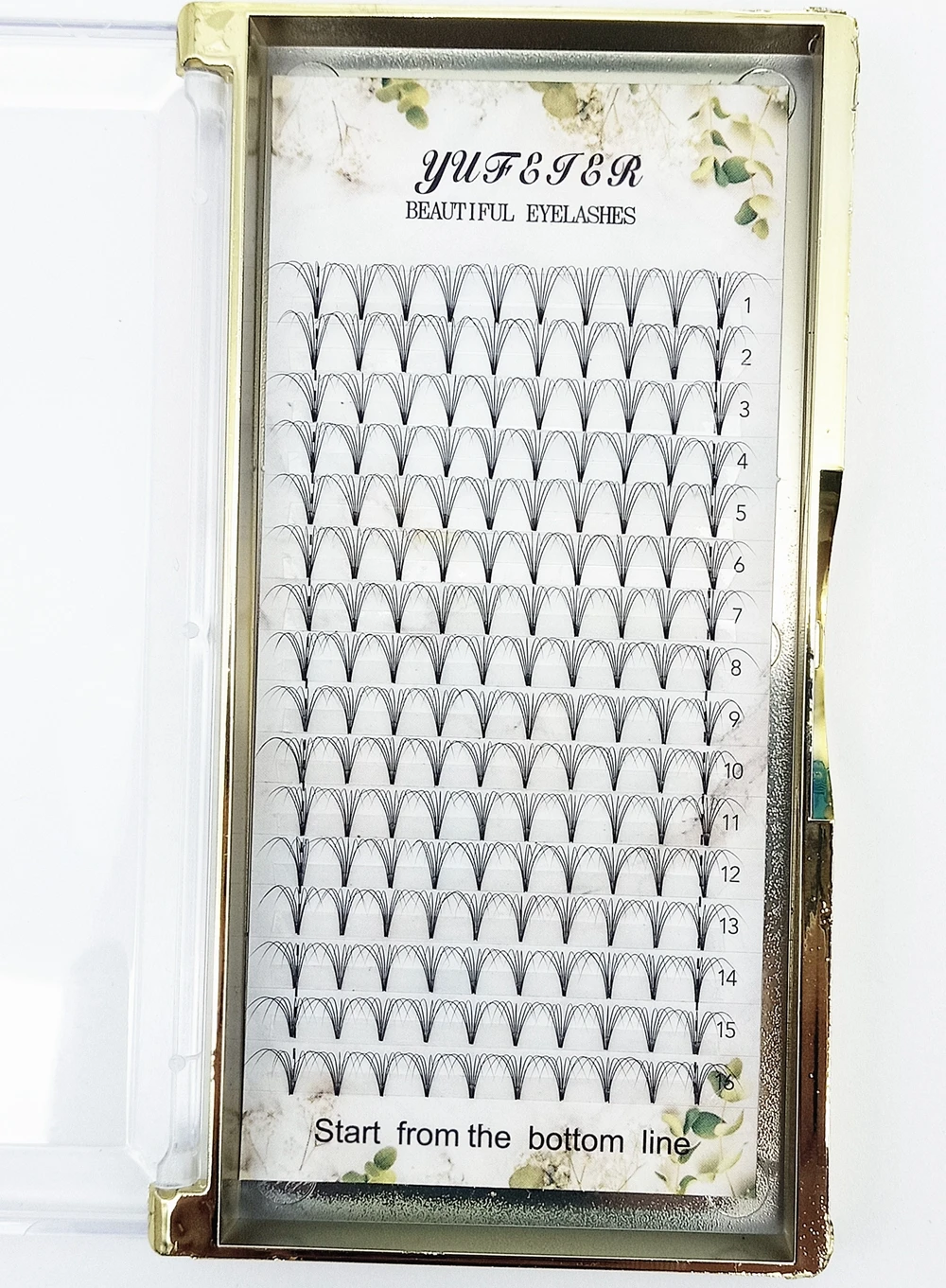 HBZGTLAD 16 Linien Vorgefertig – Eyelash Extension Russian Bewertung und Preis